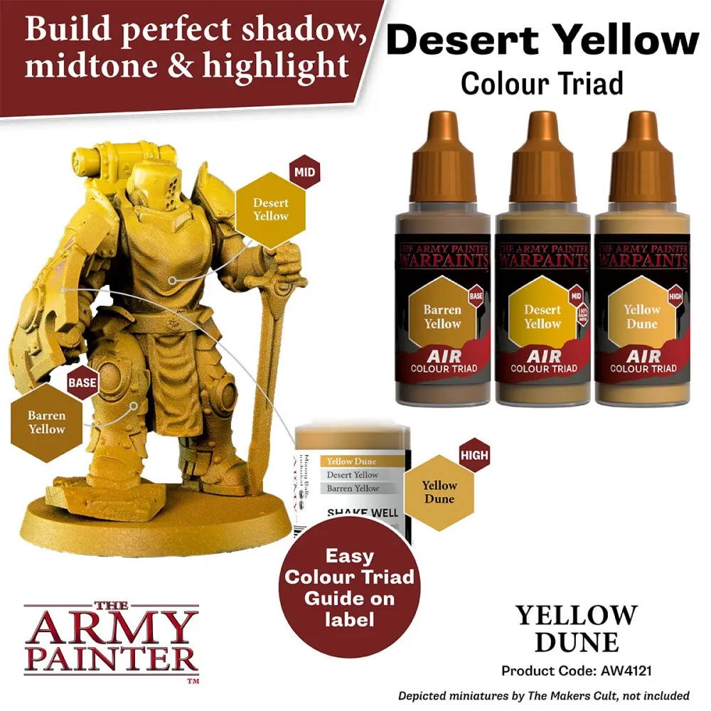 Warpaints Air Yellow Dune