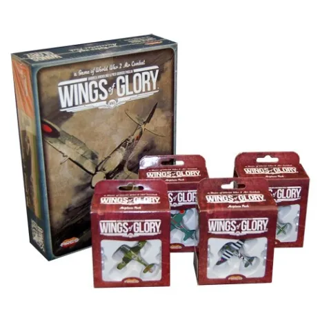 Wings of Glory WW2: Rules and Accessories + Late War Airplane Pack