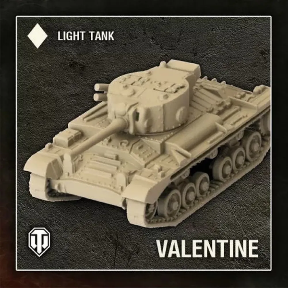 World of Tanks Miniatures Game: British Valentine