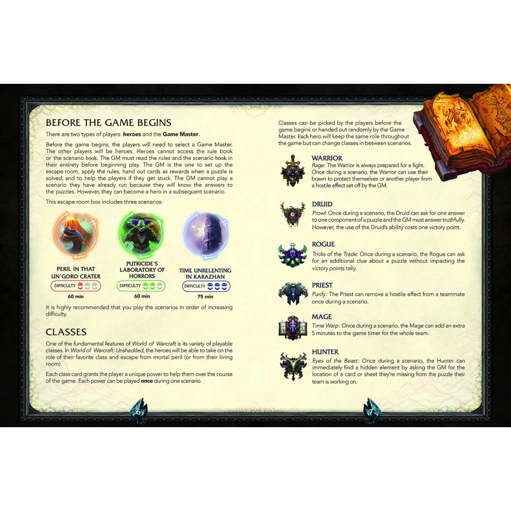 World of Warcraft Unshackled An Escape Room Box