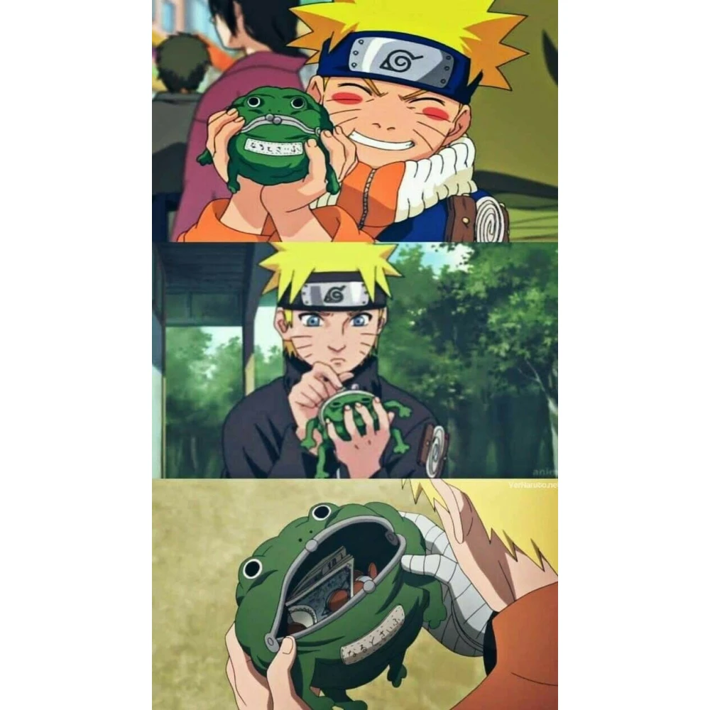 Naruto Frosch-Geldbörse