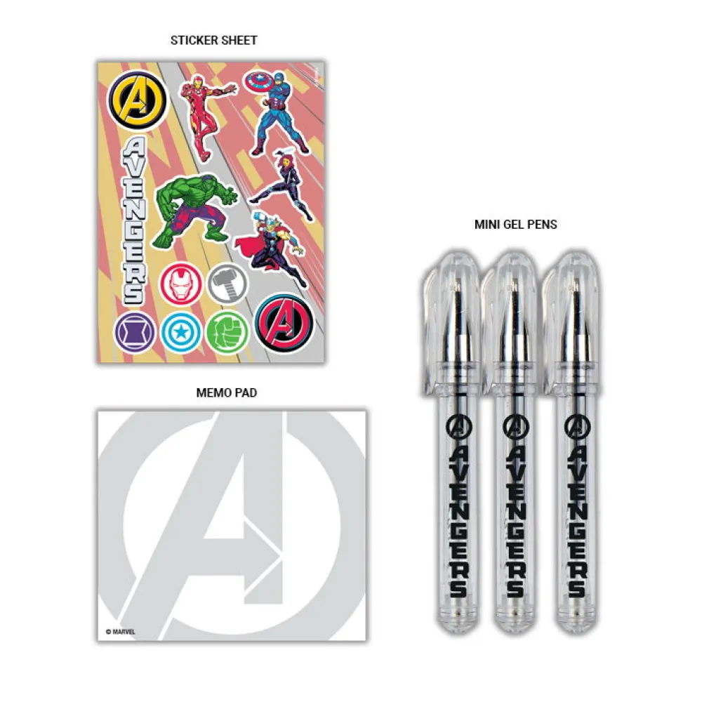 Zápisník a písacie potreby Avengers