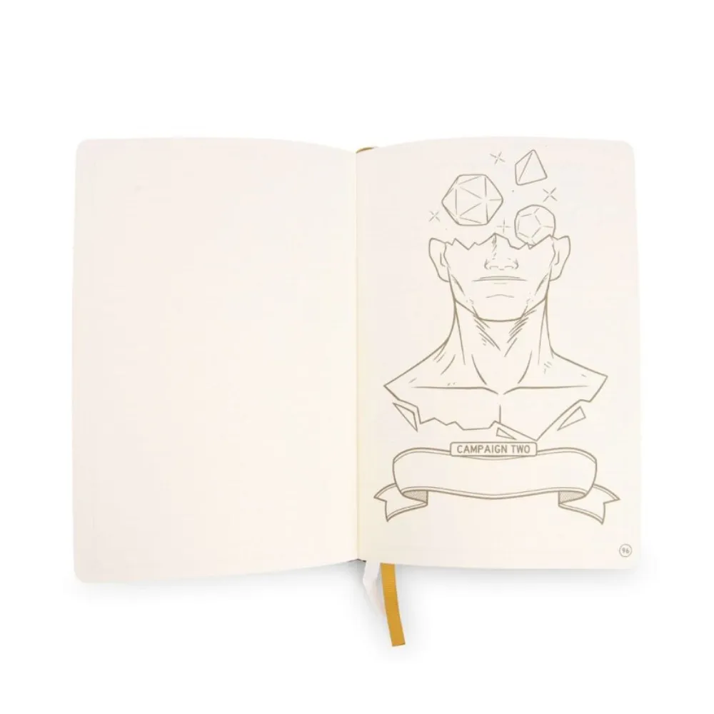 Zápisník Dungeons & Dragons RPG Journal 5e Black