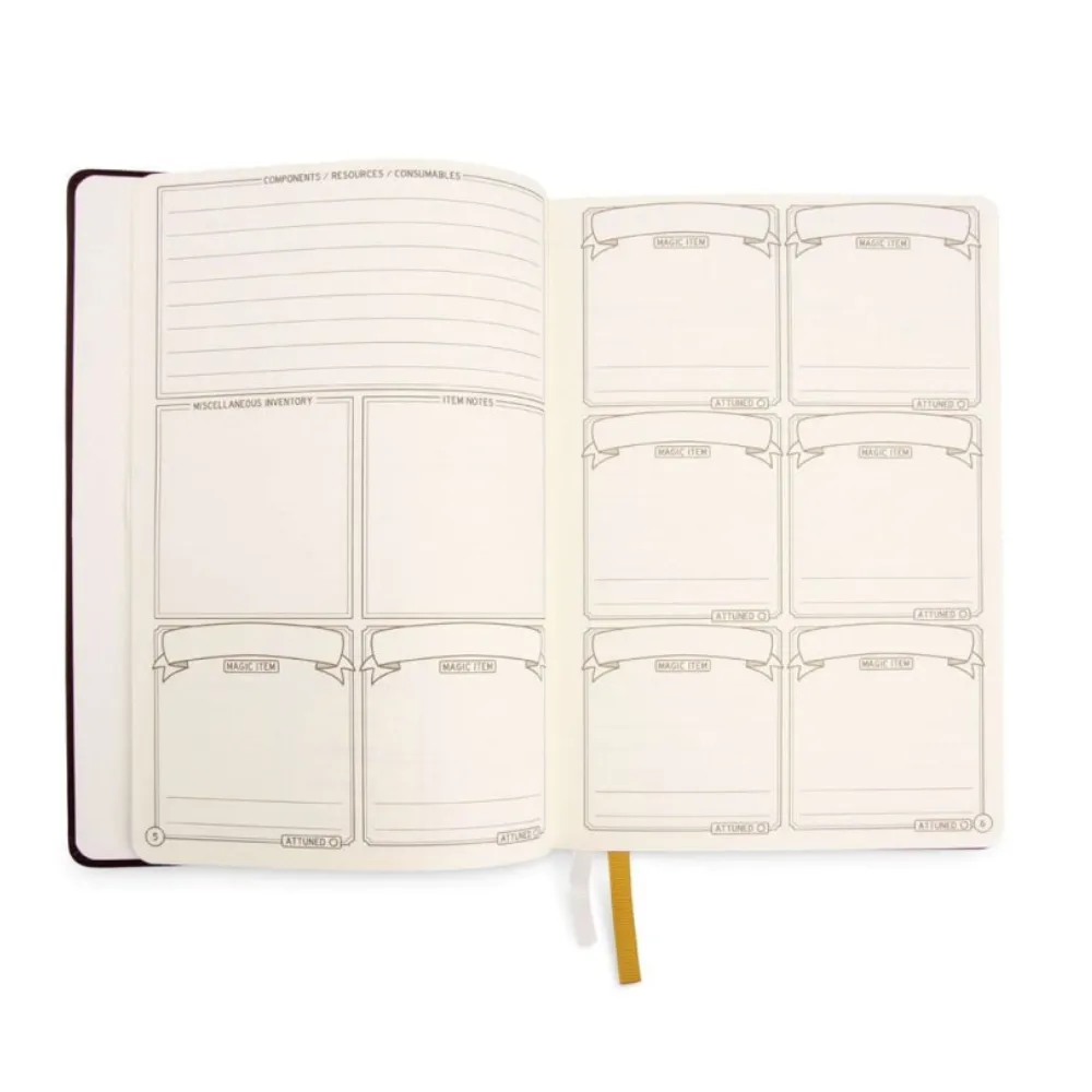 Dungeons & Dragons RPG Journal 5e Brown Notizbuch