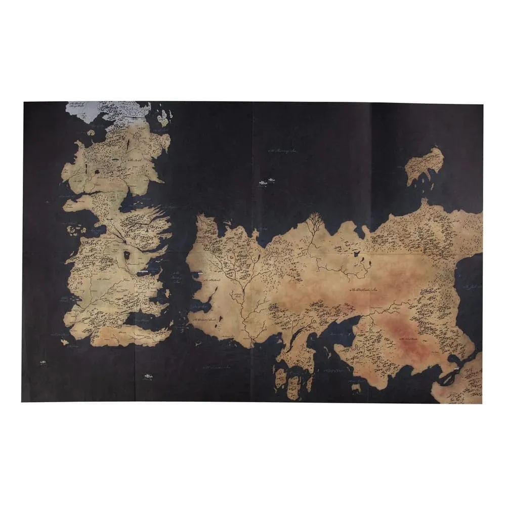 Notizbuch Game of Thrones - Westeros, mit Karte