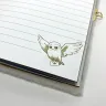 Harry Potter Notizbuch - Plüsch-Hedwig mit Schloss