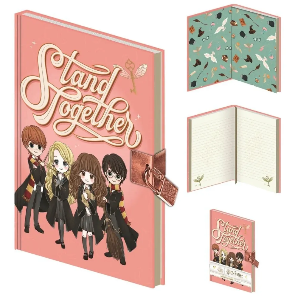 Harry Potter Notebook - Stand Together with Lock