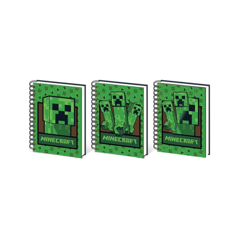 Minecraft Notebook - Creeper 3D