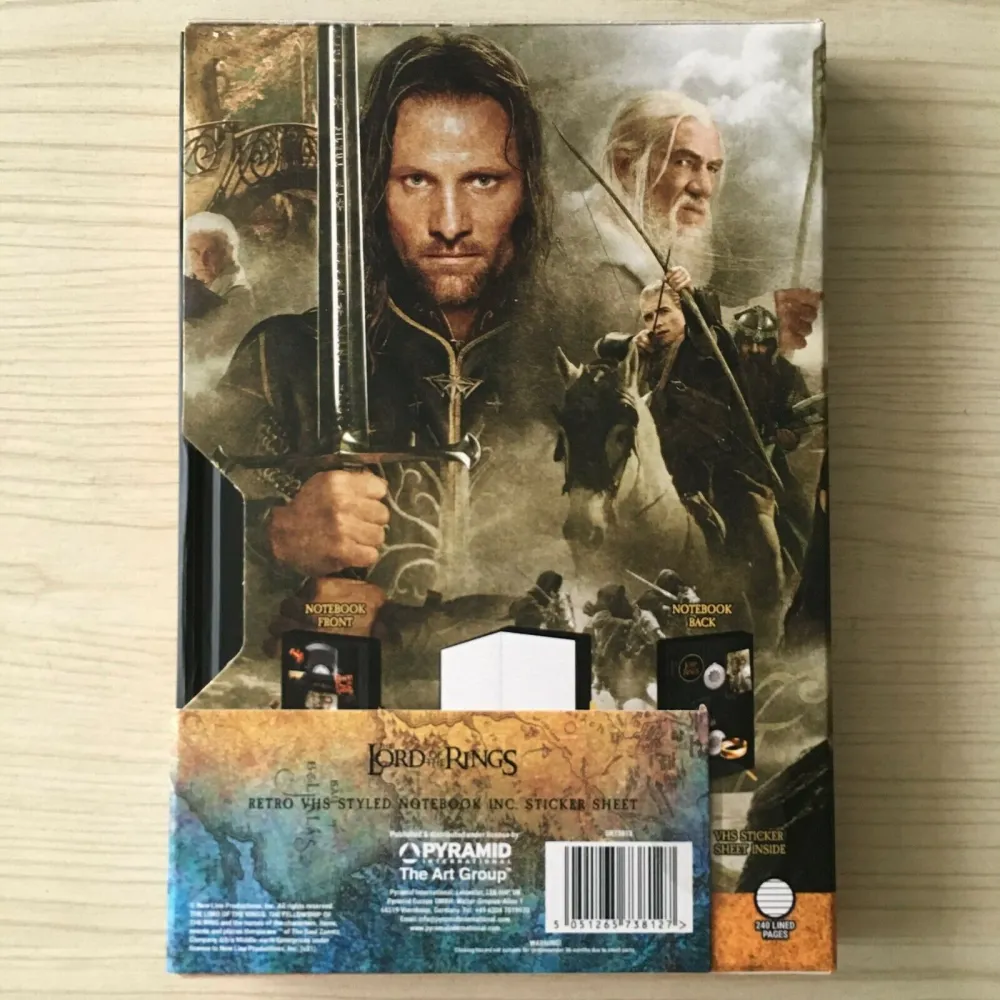 Notizbuch Der Herr der Ringe - VHS