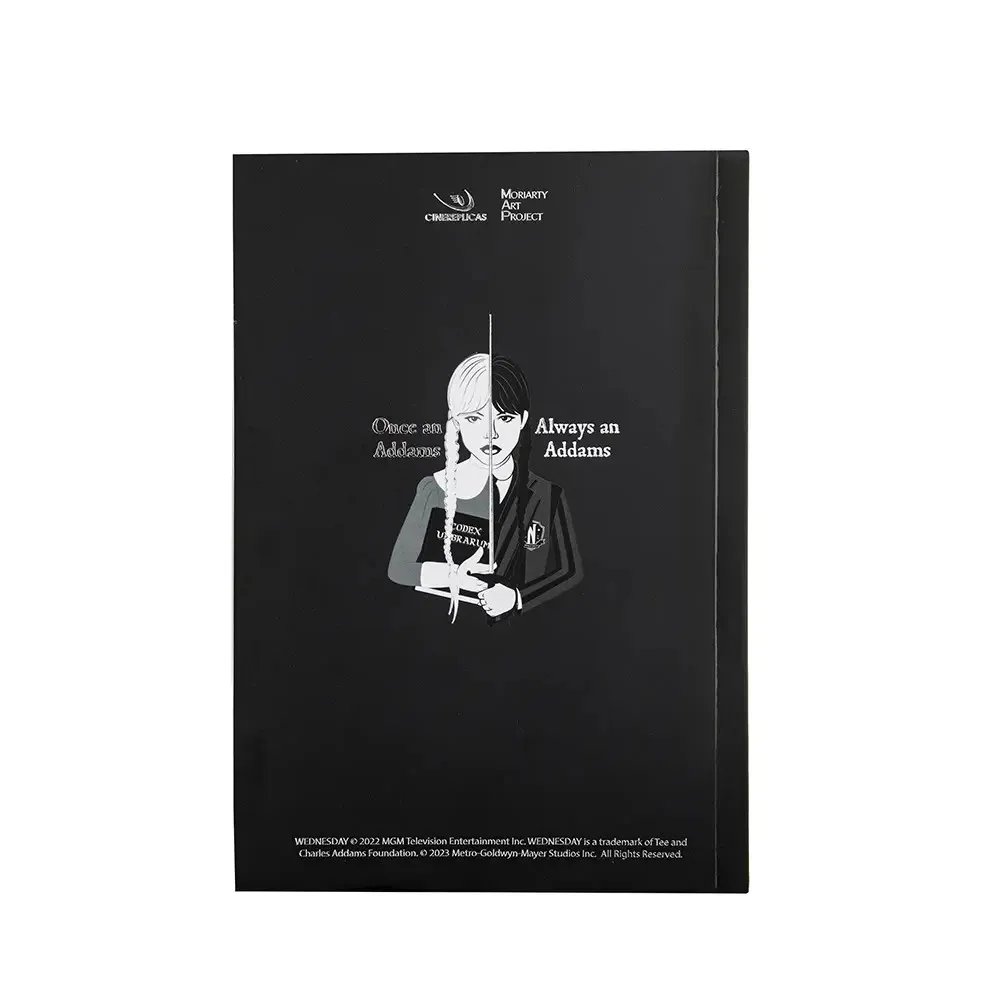 Wednesday Notizbuch mit Cello