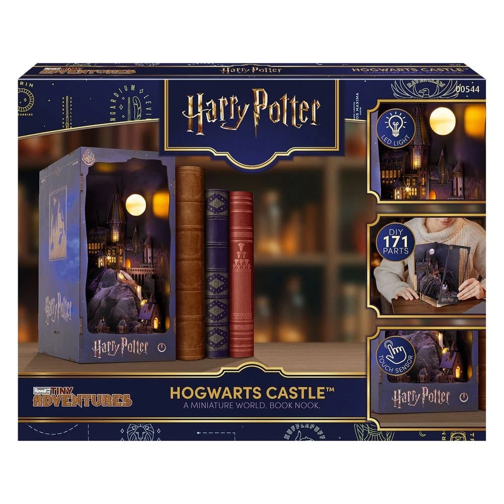 Harry Potter 3D puzzle - Rokfort s LED osvetlením, 171 dielikov