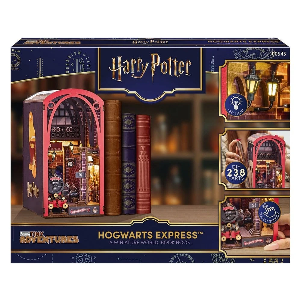 Zarážka na knihy Harry Potter - Bradavický expres (svítící stavebnice)