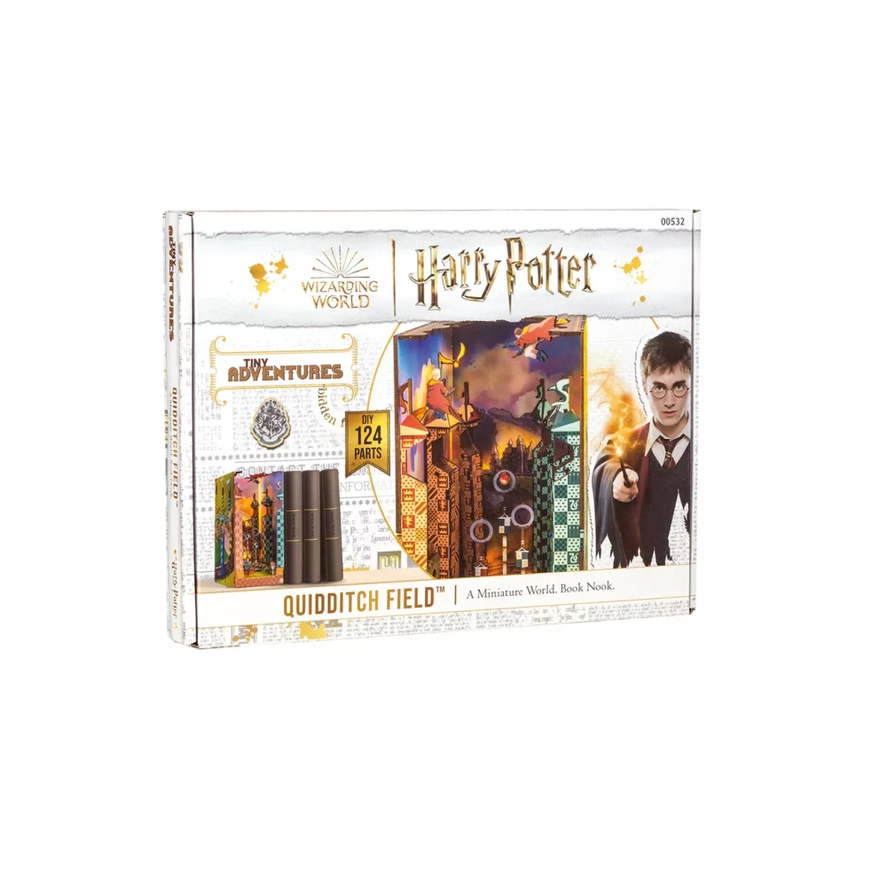 Harry Potter Buchstütze - Quidditch (beleuchteter Bausatz)