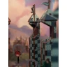 Harry Potter Buchstütze - Quidditch (beleuchteter Bausatz)