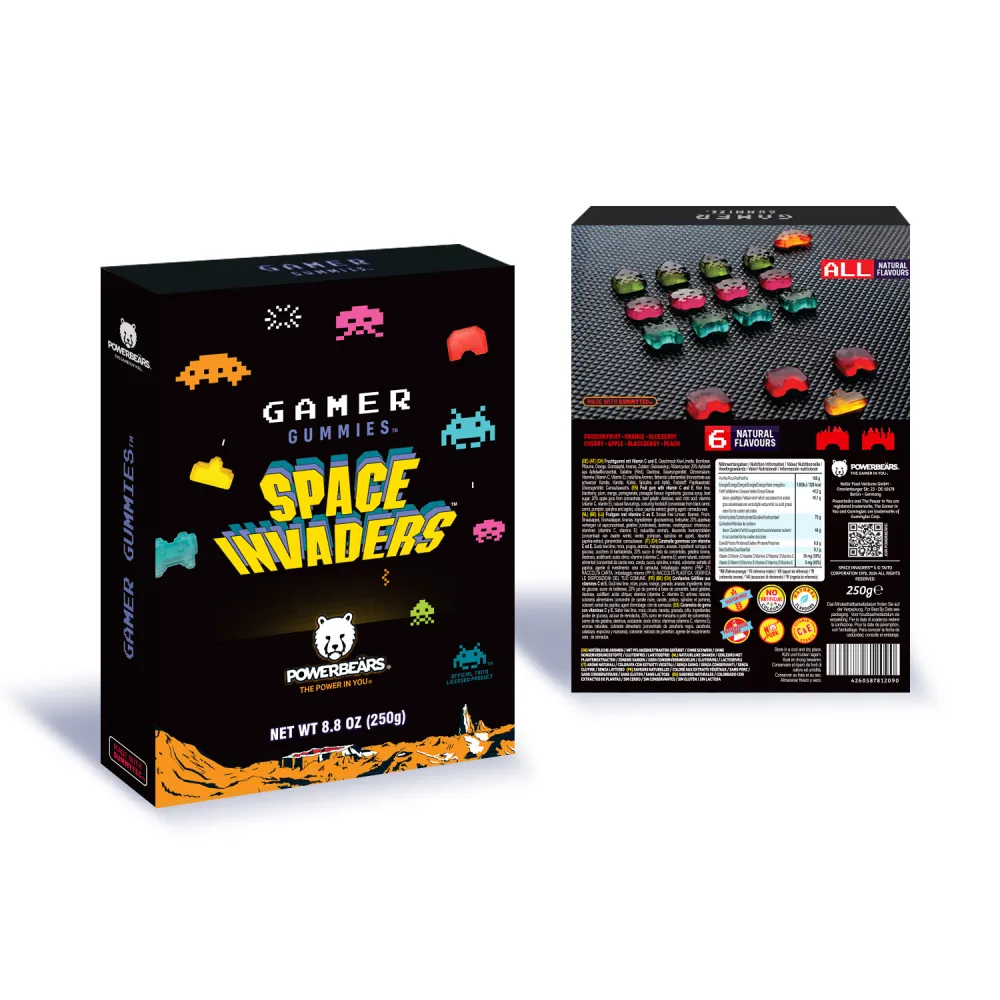 Space Invaders Weingummi Geschenkpackung, 250 g
