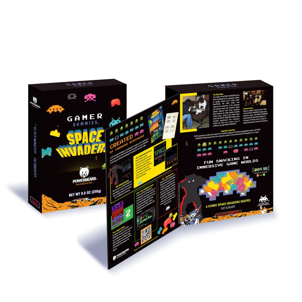 Space Invaders Weingummi Geschenkpackung, 250 g
