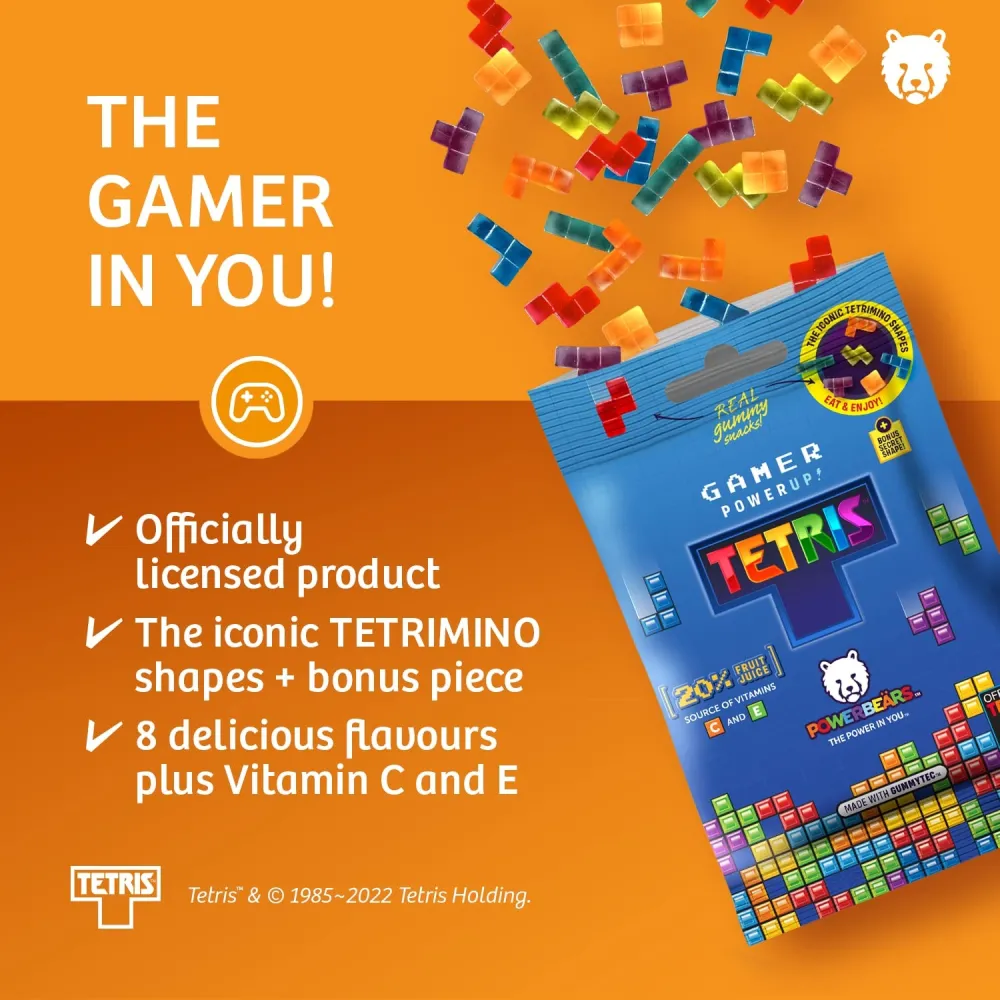 Tetris Fruchtgummis, 125 g