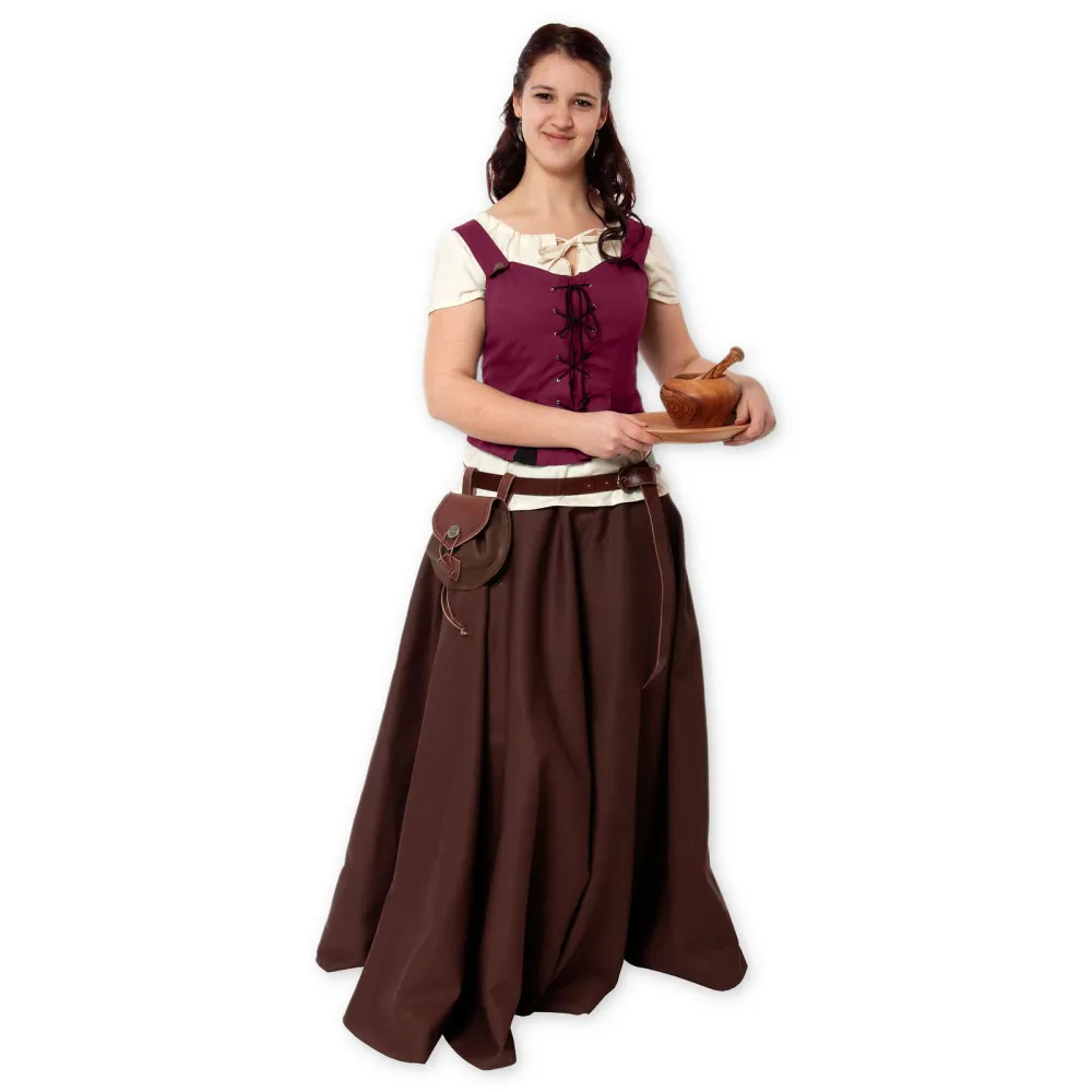 Burgundy Bodice