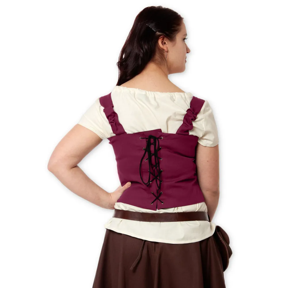Burgundy Bodice
