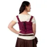 Burgundy Bodice