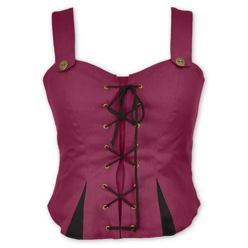 Burgundy Bodice