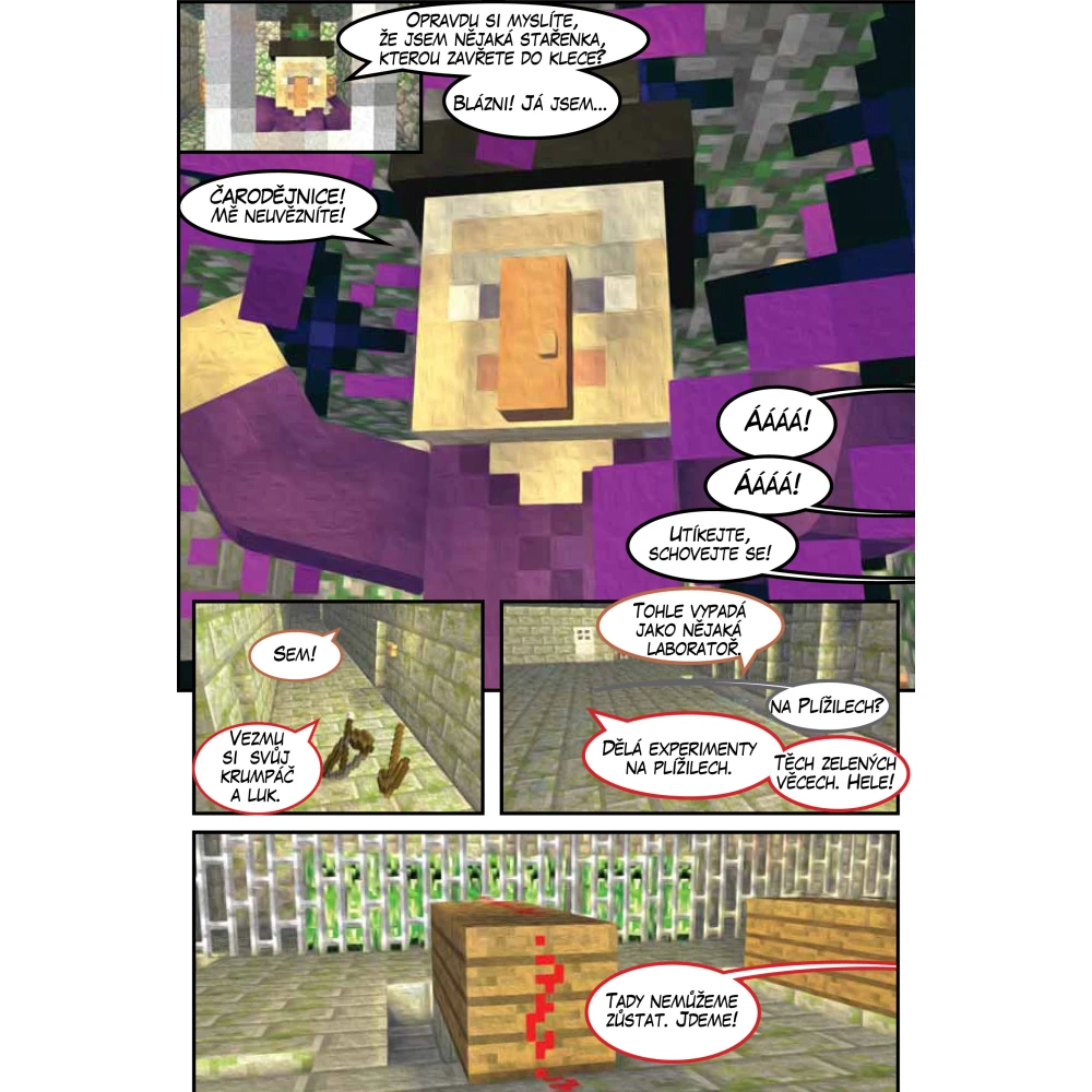 Zlaté jablko: Neoficiální megakomiks ze světa Minecraftu