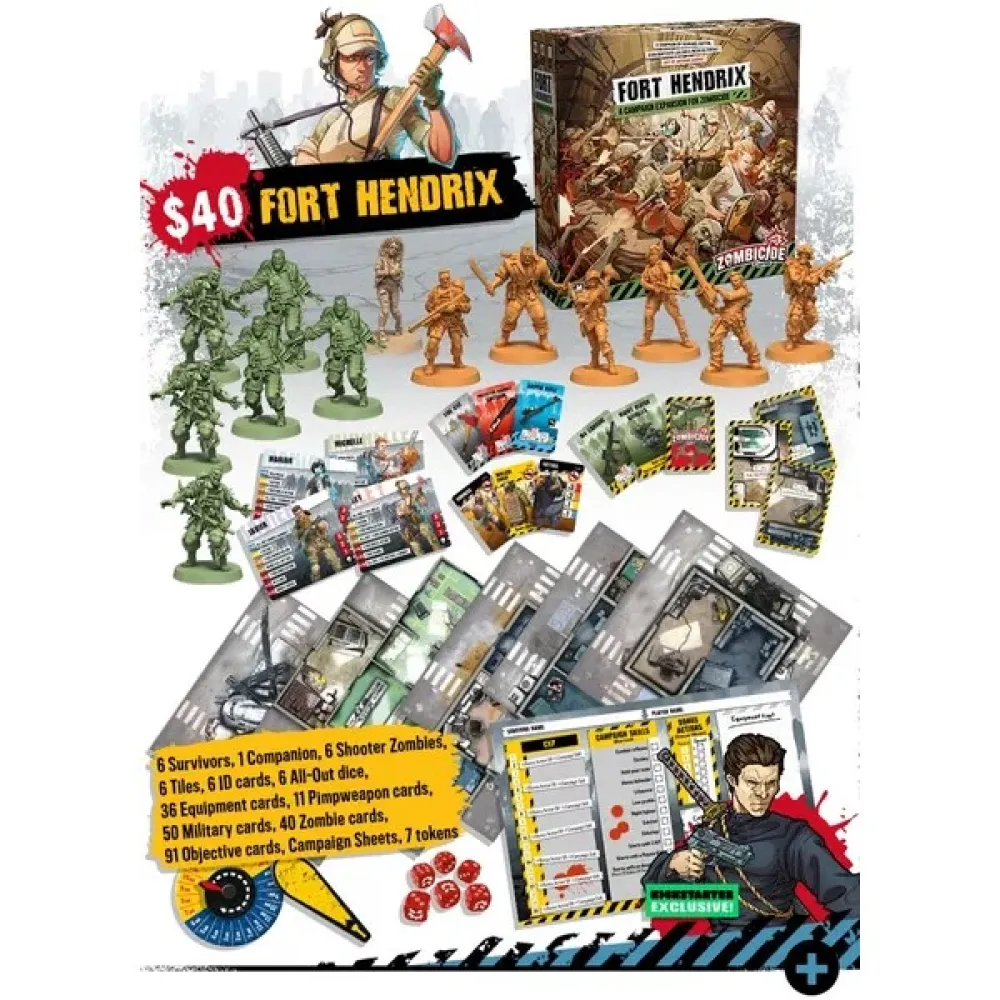 Zombicide (second edition): Fort Hendrix (English)