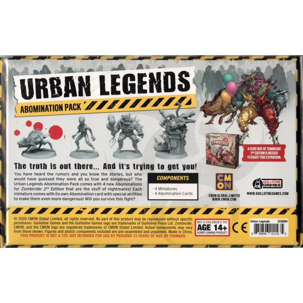 Zombicide (second edition): Urban Legends Abominations